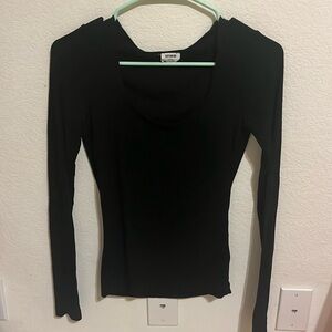 Cotton on black shirt